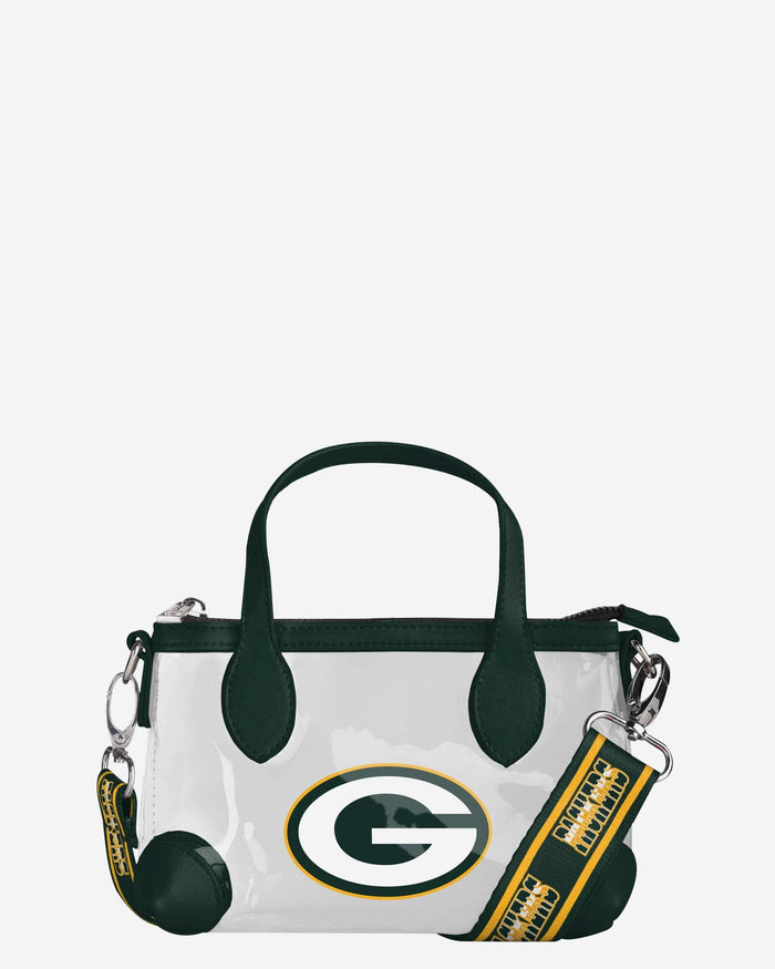 Green Bay Packers Big Logo Clear Crossbody Mini Purse FOCO - FOCO.com