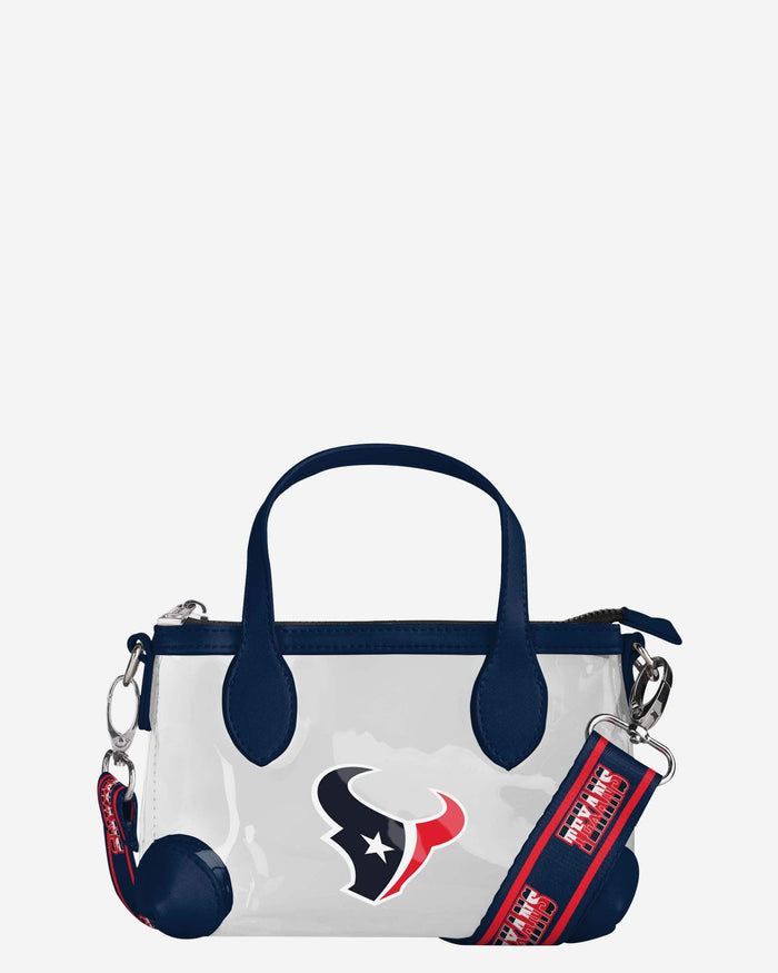 Houston Texans Big Logo Clear Crossbody Mini Purse FOCO - FOCO.com