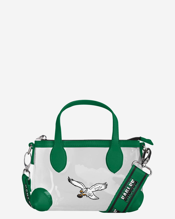 Philadelphia Eagles Retro Big Logo Clear Crossbody Mini Purse FOCO - FOCO.com