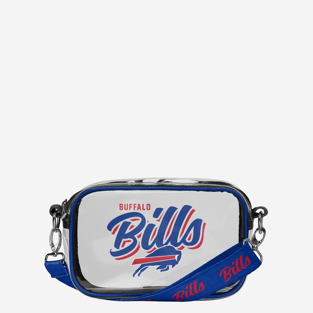 Buffalo Bills Monty Script Clear Crossbody Bag FOCO - FOCO.com