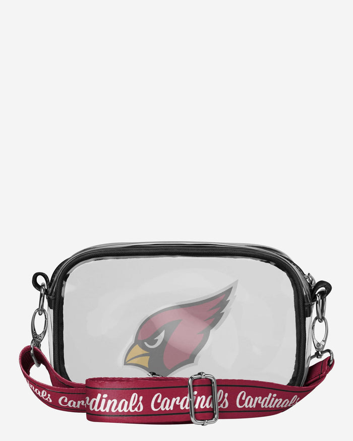 Arizona Cardinals Team Stripe Clear Crossbody Bag FOCO - FOCO.com