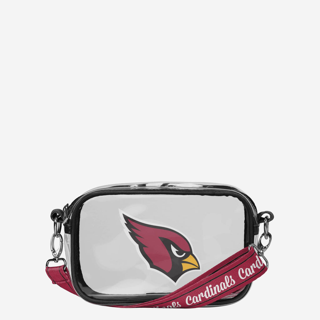 Arizona Cardinals Team Stripe Clear Crossbody Bag FOCO - FOCO.com