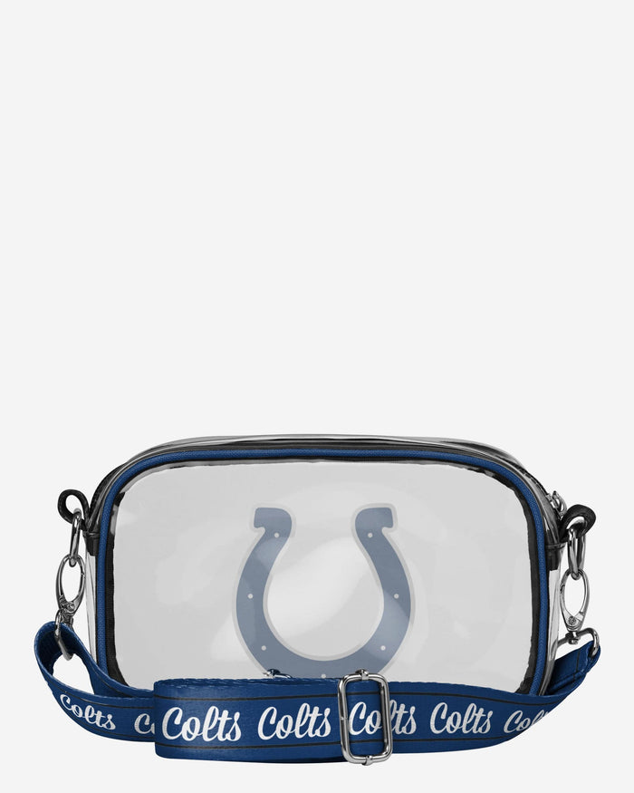 Indianapolis Colts Team Stripe Clear Crossbody Bag FOCO - FOCO.com