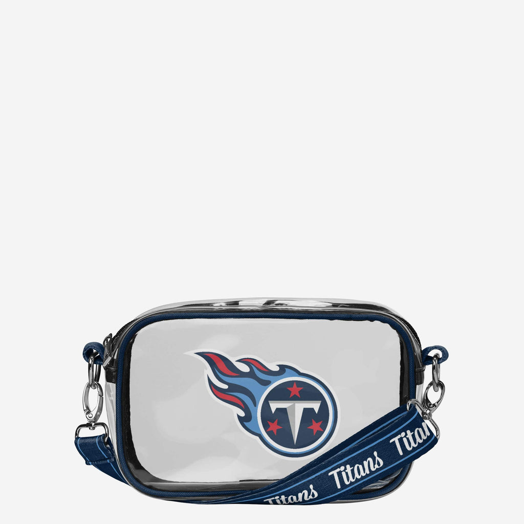 Tennessee Titans Team Stripe Clear Crossbody Bag FOCO - FOCO.com