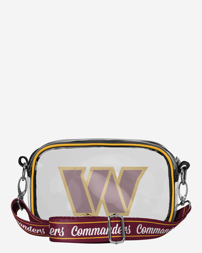 Washington Commanders Team Stripe Clear Crossbody Bag FOCO - FOCO.com