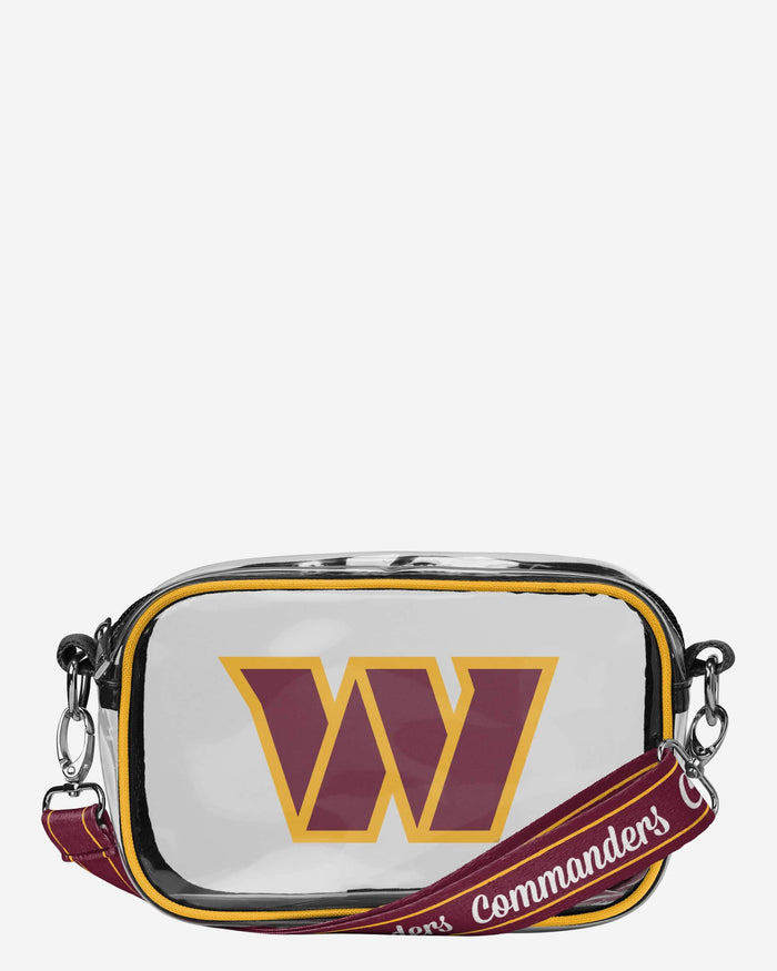 Washington Commanders Team Stripe Clear Crossbody Bag FOCO - FOCO.com