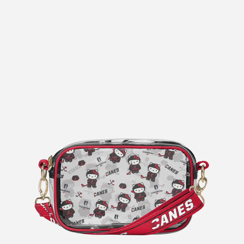 Carolina Hurricanes 2026 Stanley Cup Champions Hello Kitty® Clear Crossbody Bag FOCO - FOCO.com