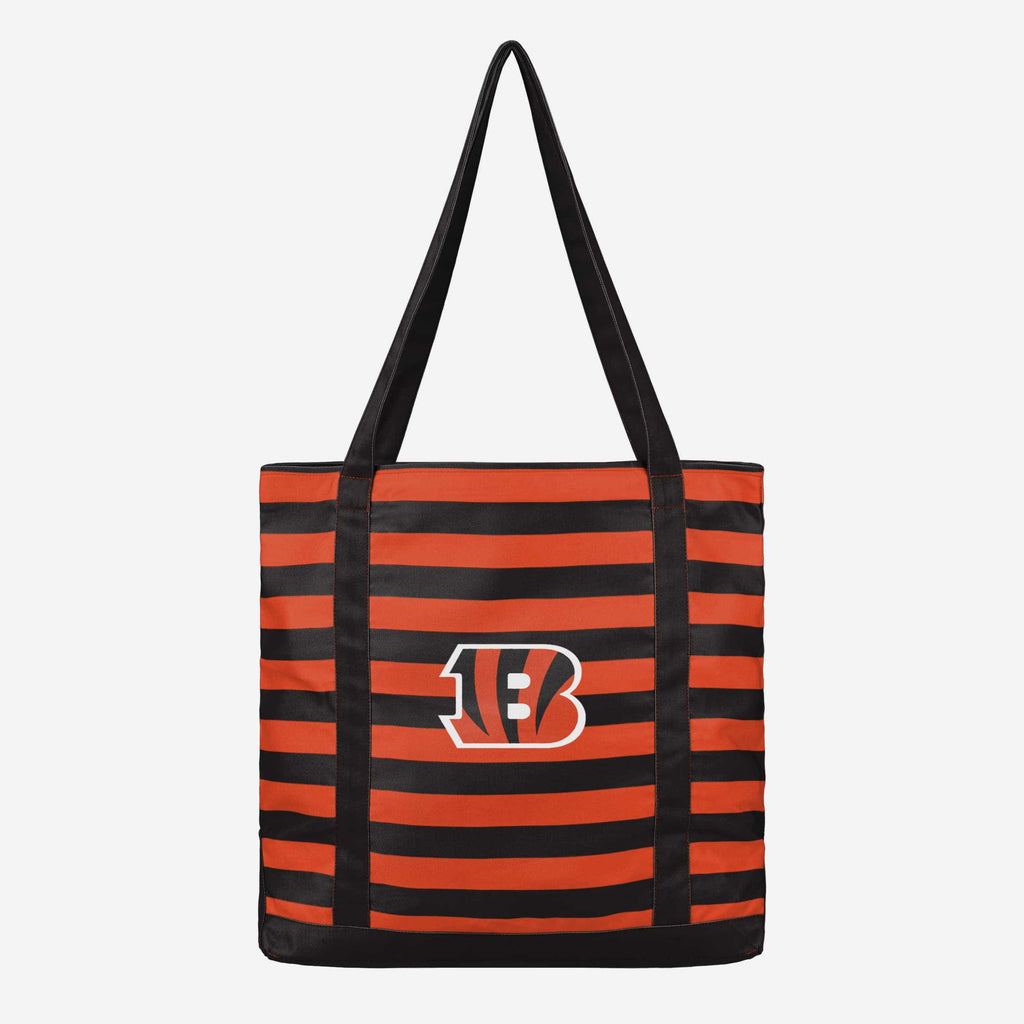 Cincinnati Bengals Team Stripe Canvas Tote Bag FOCO - FOCO.com