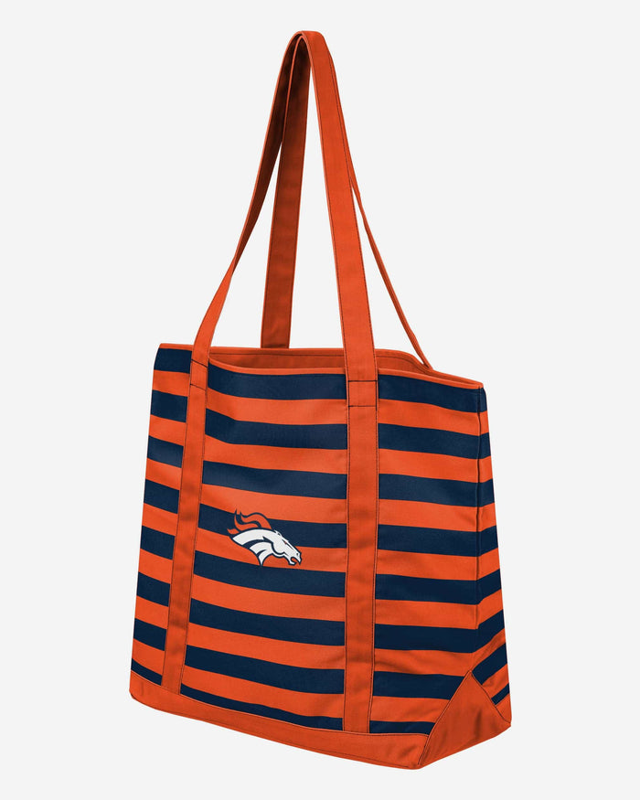 Denver Broncos Team Stripe Canvas Tote Bag FOCO - FOCO.com