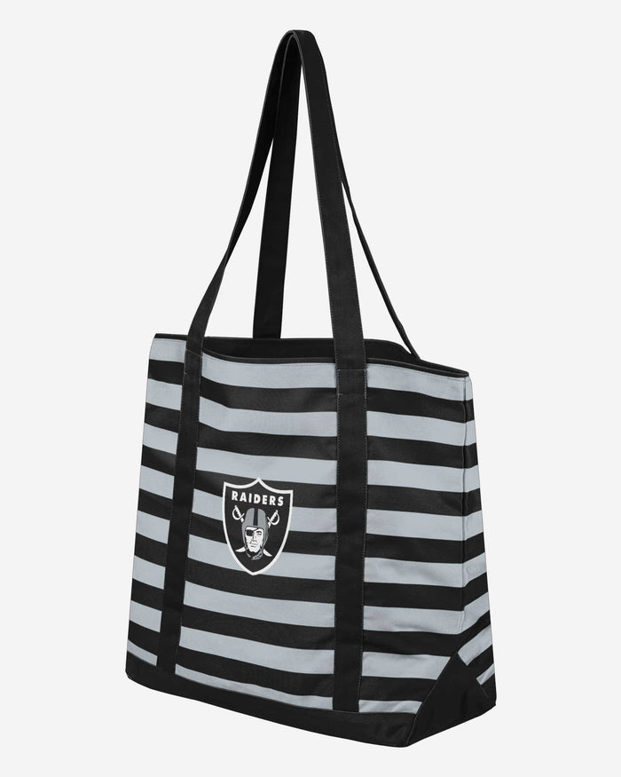 Las Vegas Raiders Team Stripe Canvas Tote Bag FOCO - FOCO.com