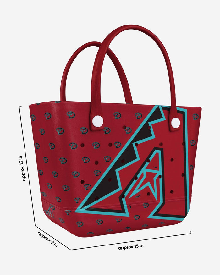 Arizona Diamondbacks Big Logo Mini Print Tailgate Tote Bag FOCO - FOCO.com