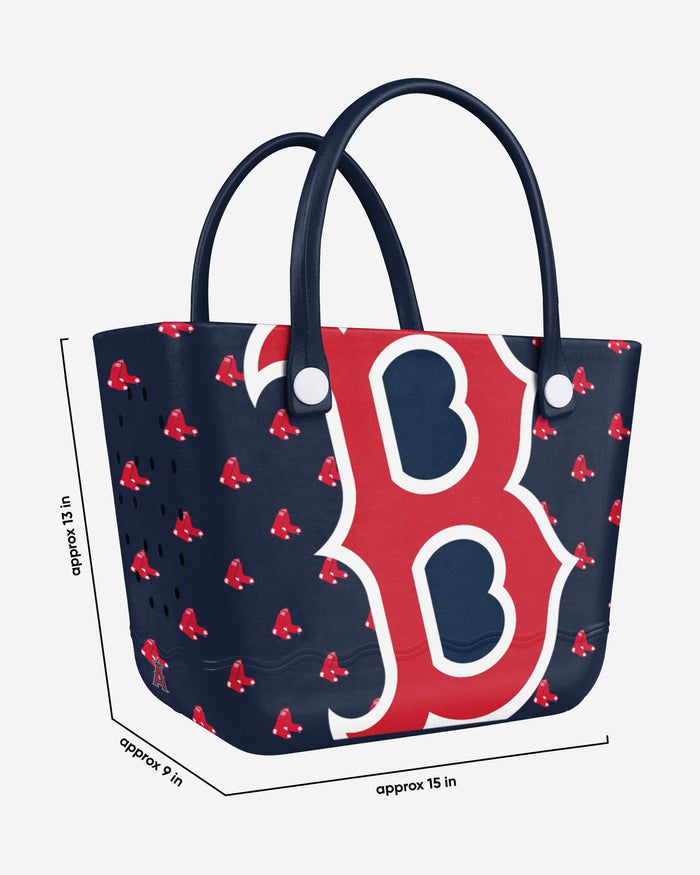 Boston Red Sox Big Logo Mini Print Tailgate Tote Bag FOCO - FOCO.com