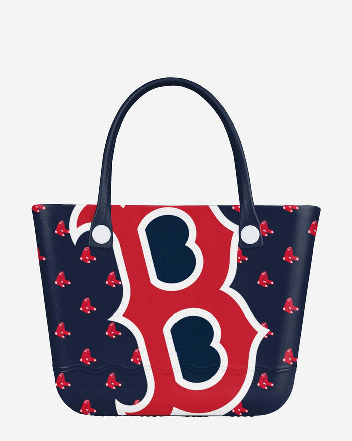 Boston Red Sox Big Logo Mini Print Tailgate Tote Bag FOCO - FOCO.com