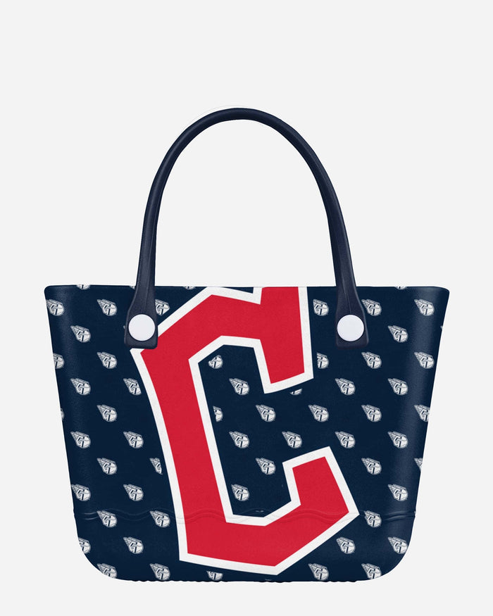 Cleveland Guardians Big Logo Mini Print Tailgate Tote Bag FOCO - FOCO.com