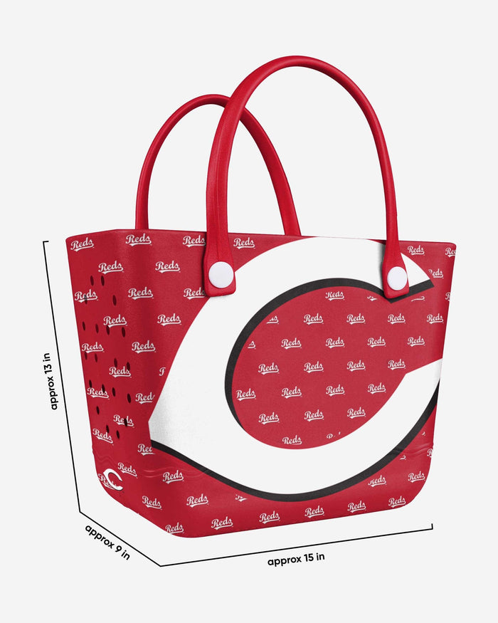 Cincinnati Reds Big Logo Mini Print Tailgate Tote Bag FOCO - FOCO.com