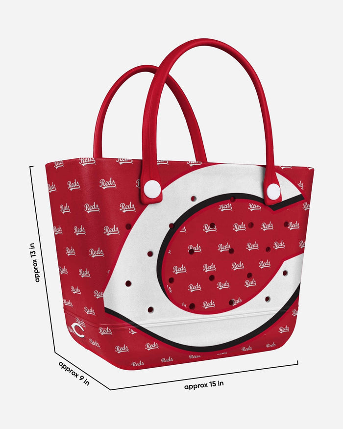 Cincinnati Reds Big Logo Mini Print Tailgate Tote Bag FOCO - FOCO.com