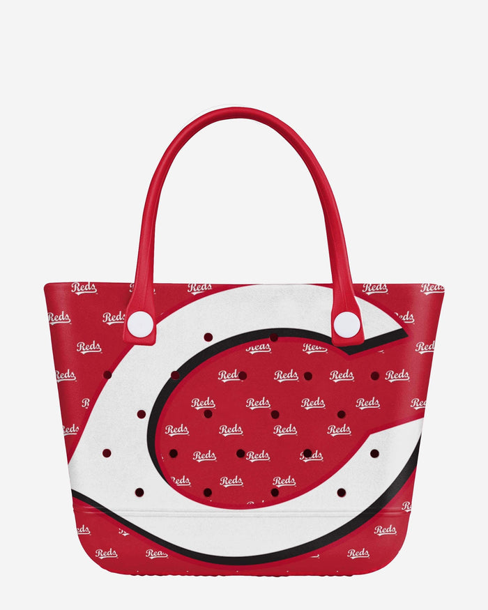 Cincinnati Reds Big Logo Mini Print Tailgate Tote Bag FOCO - FOCO.com