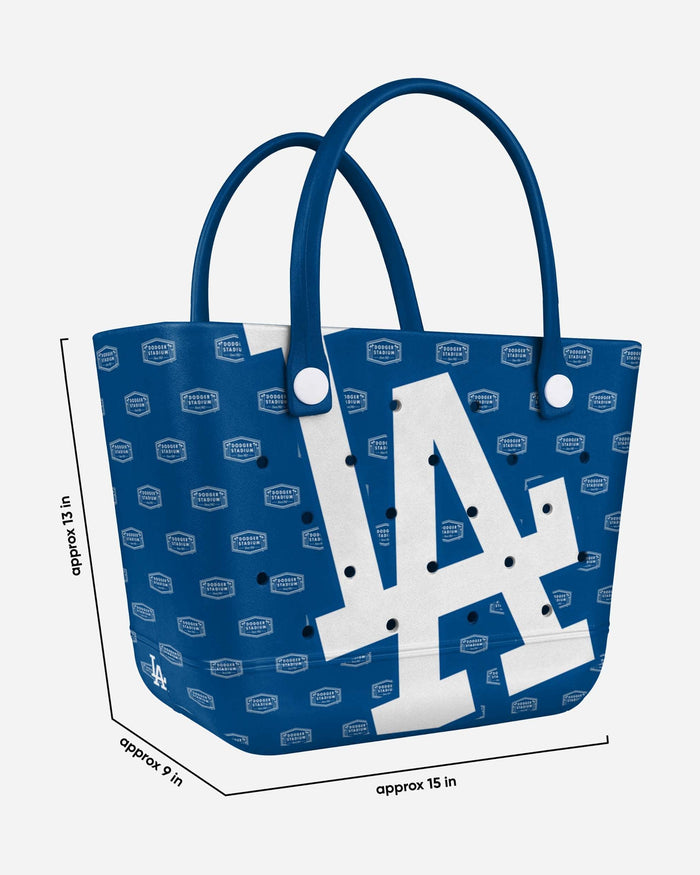 Los Angeles Dodgers Big Logo Mini Print Tailgate Tote Bag FOCO - FOCO.com