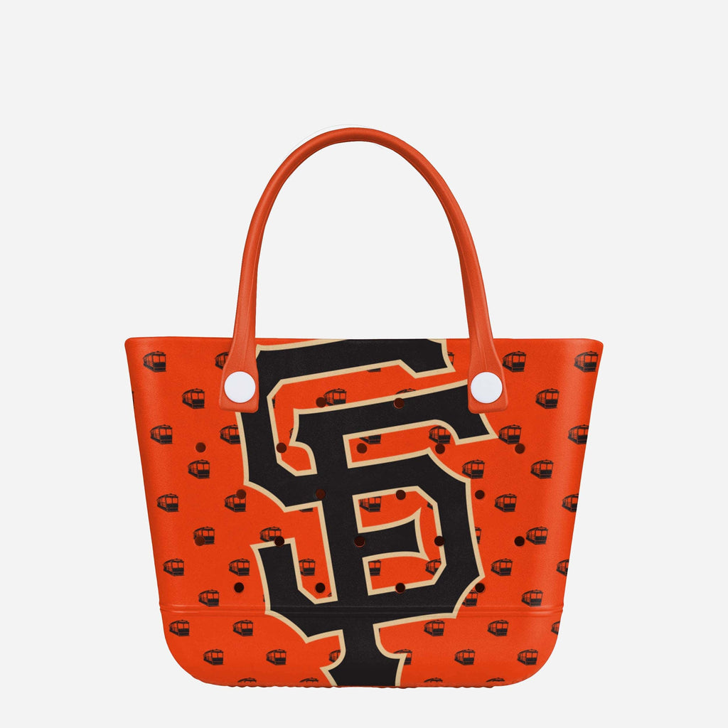 San Francisco Giants Big Logo Mini Print Tailgate Tote Bag FOCO - FOCO.com