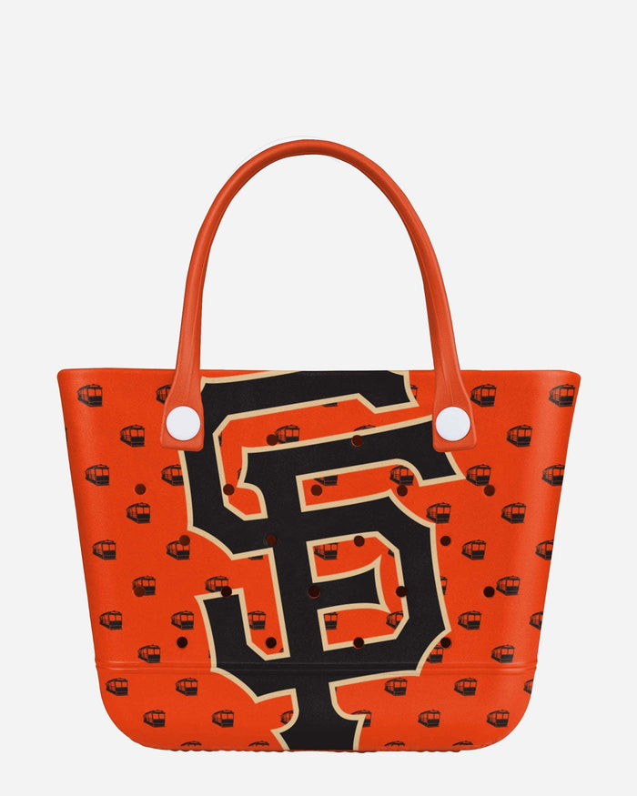 San Francisco Giants Big Logo Mini Print Tailgate Tote Bag FOCO - FOCO.com