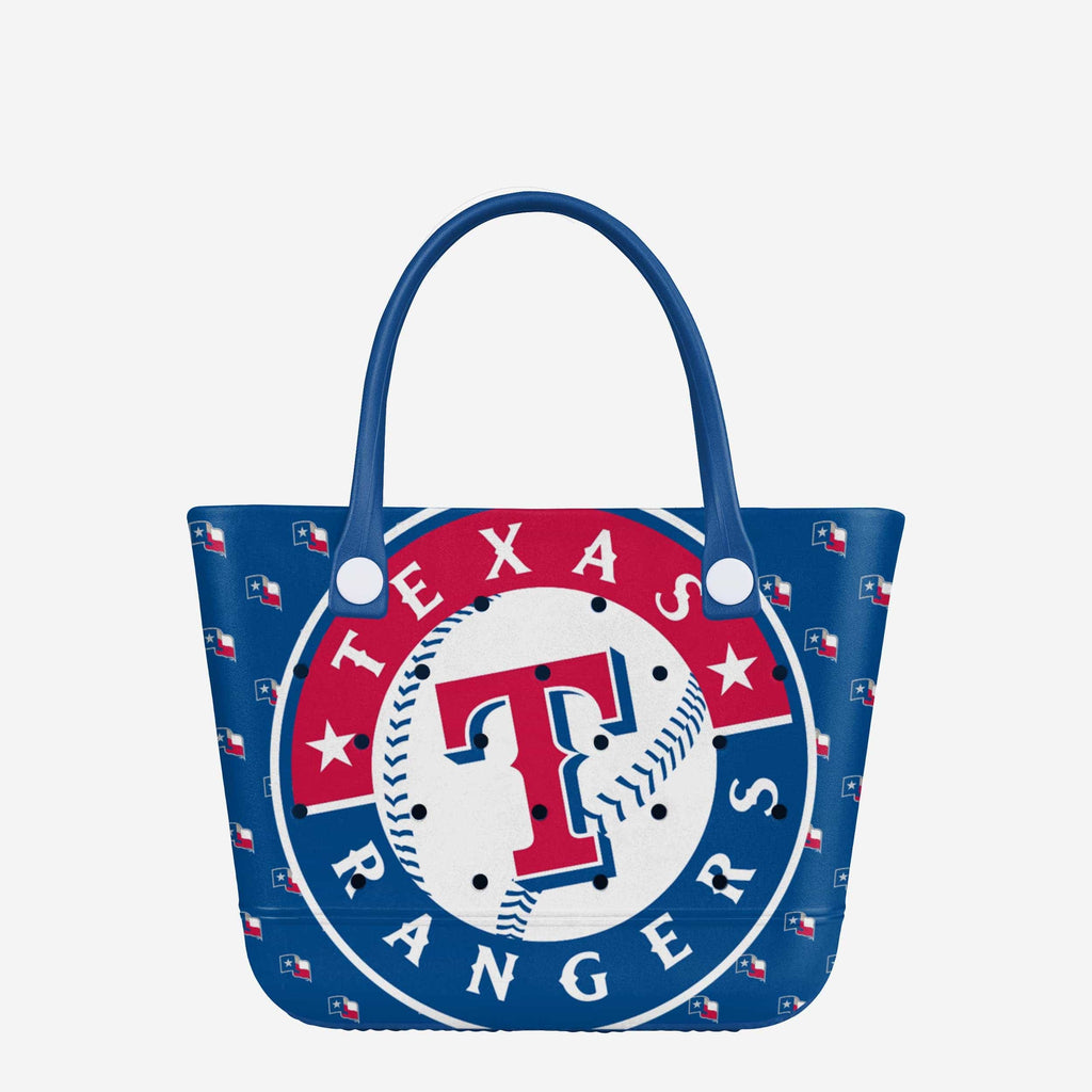 Texas Rangers Big Logo Mini Print Tailgate Tote Bag FOCO - FOCO.com