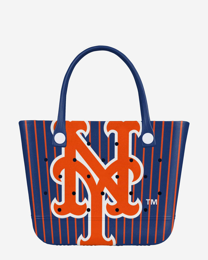 New York Mets Pinstripe Tailgate Tote Bag FOCO - FOCO.com