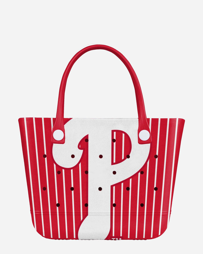 Philadelphia Phillies Pinstripe Tailgate Tote Bag FOCO - FOCO.com