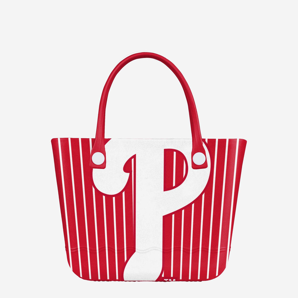 Philadelphia Phillies Pinstripe Tailgate Tote Bag FOCO - FOCO.com