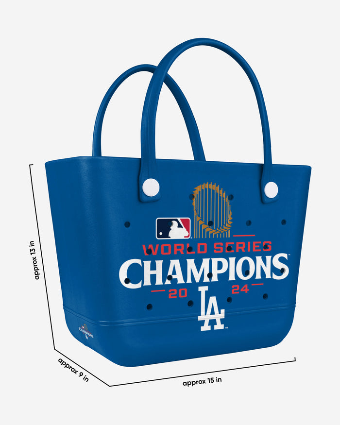 Los Angeles Dodgers 2024 World Series Champions Team Color Tailgate Tote Bag FOCO - FOCO.com