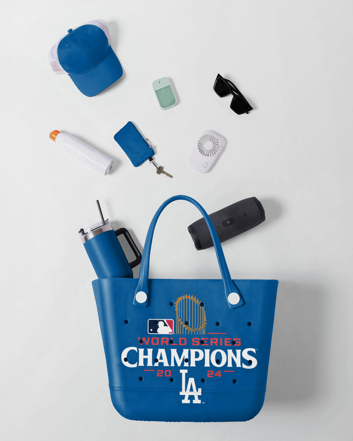 Los Angeles Dodgers 2024 World Series Champions Team Color Tailgate Tote Bag FOCO - FOCO.com