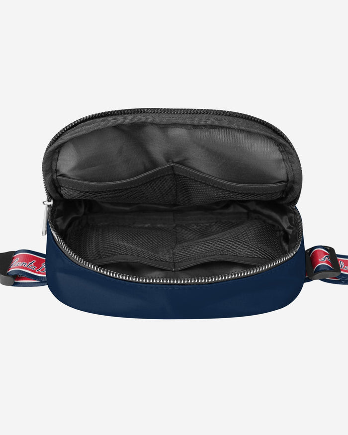 Atlanta Braves Team Wordmark Crossbody Belt Bag FOCO - FOCO.com