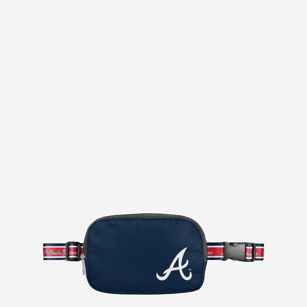 Atlanta Braves Team Wordmark Crossbody Belt Bag FOCO - FOCO.com