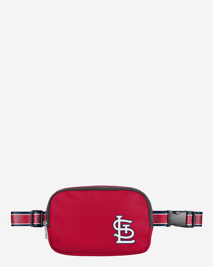 St Louis Cardinals Team Wordmark Crossbody Belt Bag FOCO - FOCO.com