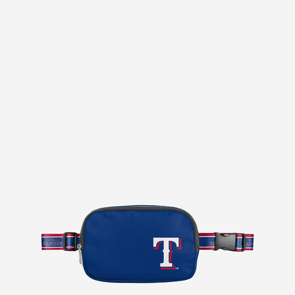 Texas Rangers Team Wordmark Crossbody Belt Bag FOCO - FOCO.com