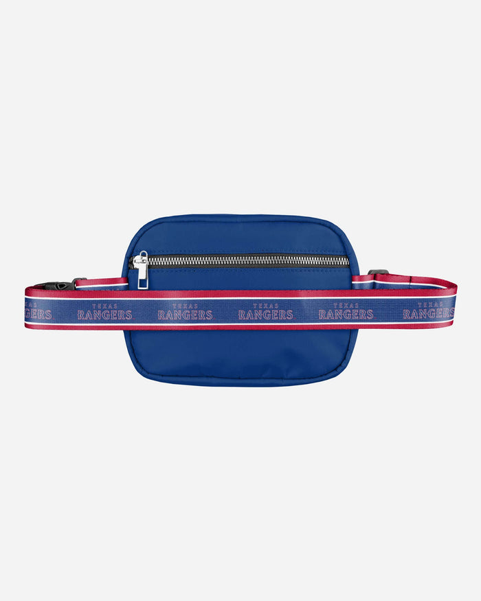 Texas Rangers Team Wordmark Crossbody Belt Bag FOCO - FOCO.com