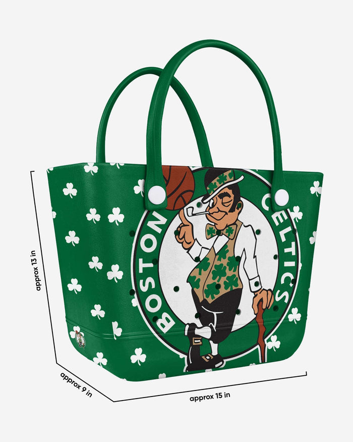 Boston Celtics Big Logo Mini Print Tailgate Tote Bag FOCO - FOCO.com