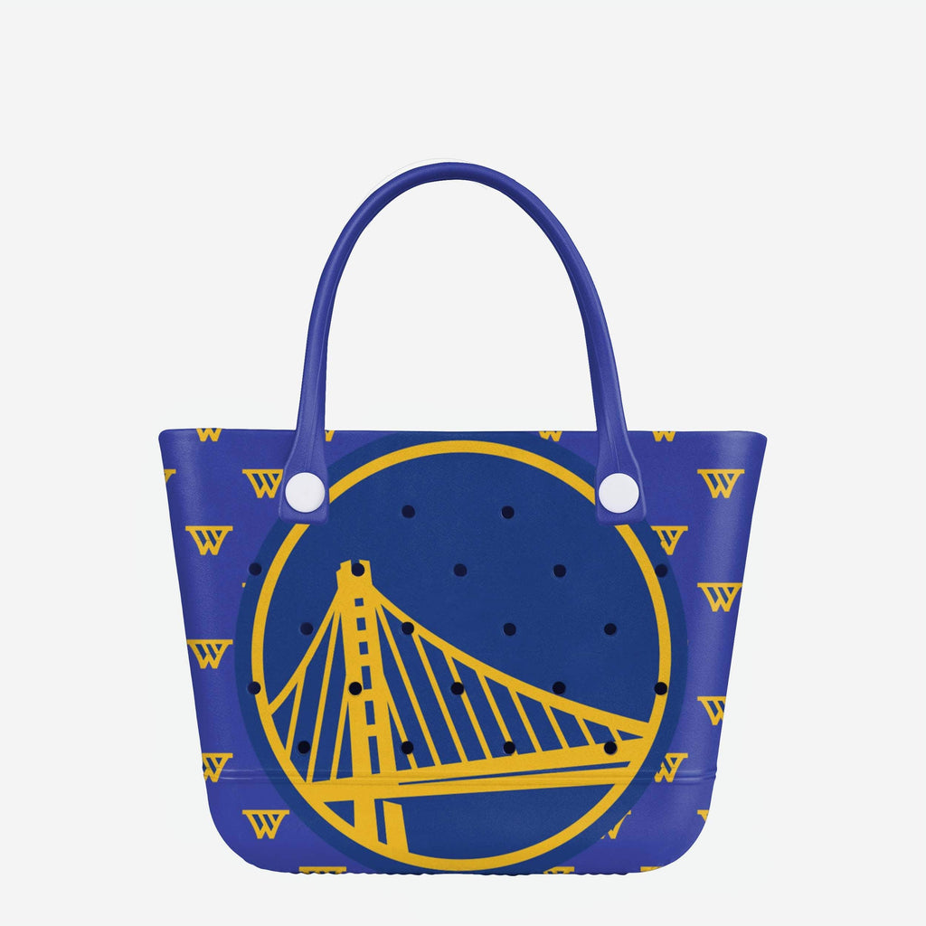 Golden State Warriors Big Logo Mini Print Tailgate Tote Bag FOCO - FOCO.com