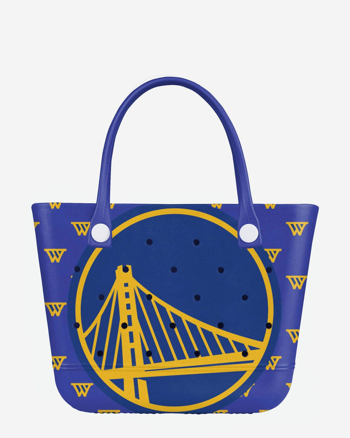 Golden State Warriors Big Logo Mini Print Tailgate Tote Bag FOCO - FOCO.com