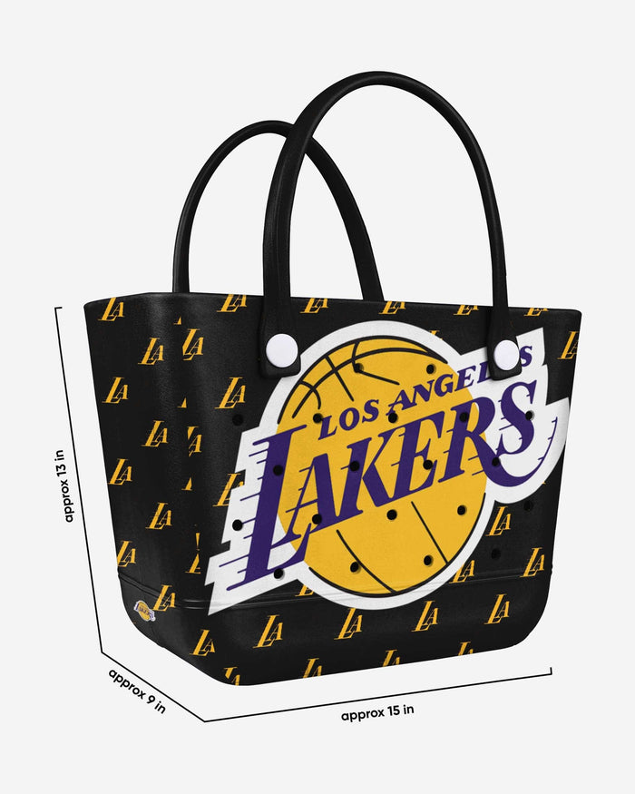 Los Angeles Lakers Big Logo Mini Print Tailgate Tote Bag FOCO - FOCO.com