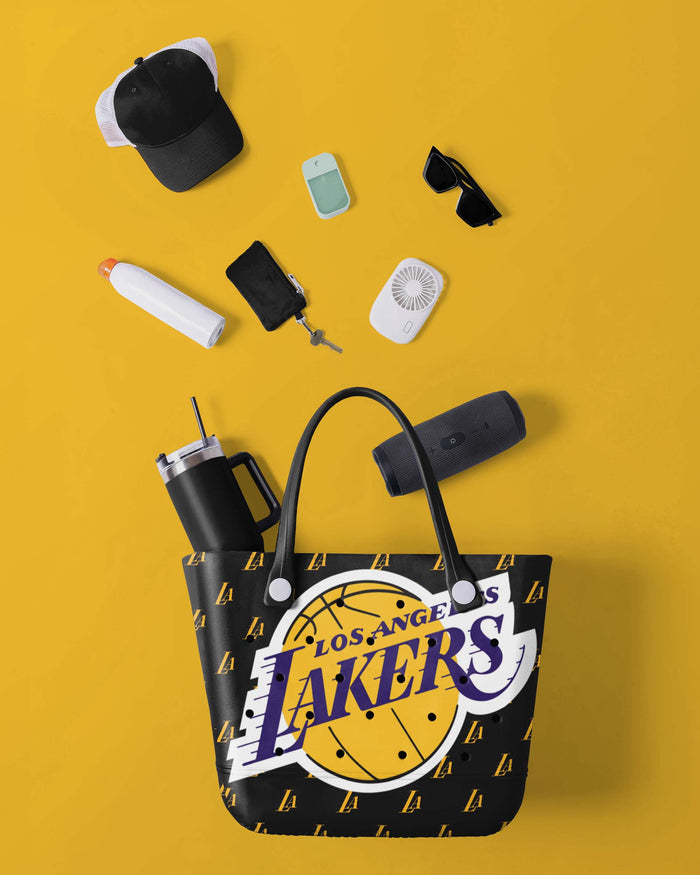 Los Angeles Lakers Big Logo Mini Print Tailgate Tote Bag FOCO - FOCO.com