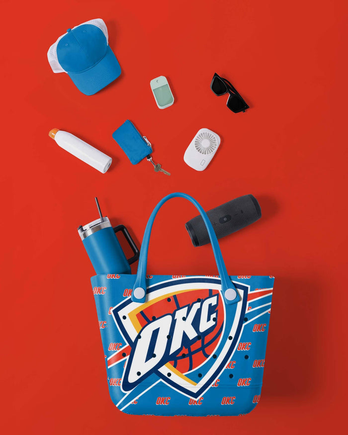 Oklahoma City Thunder Big Logo Mini Print Tailgate Tote Bag FOCO - FOCO.com