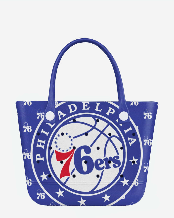 Philadelphia 76ers Big Logo Mini Print Tailgate Tote Bag FOCO - FOCO.com