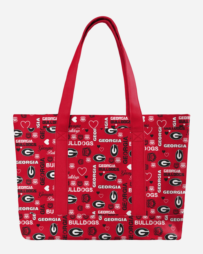 Georgia Bulldogs Logo Love Tote Bag FOCO - FOCO.com