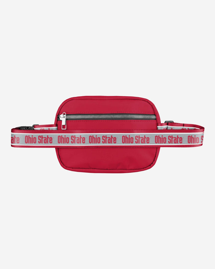 Ohio State Buckeyes 2024 Football National Champions Large Team Wordmark Crossbody Belt Bag FOCO - FOCO.com