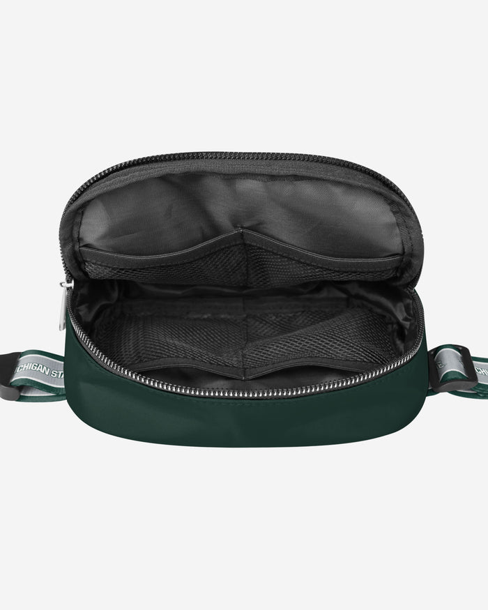 Michigan State Spartans Team Wordmark Crossbody Belt Bag FOCO - FOCO.com