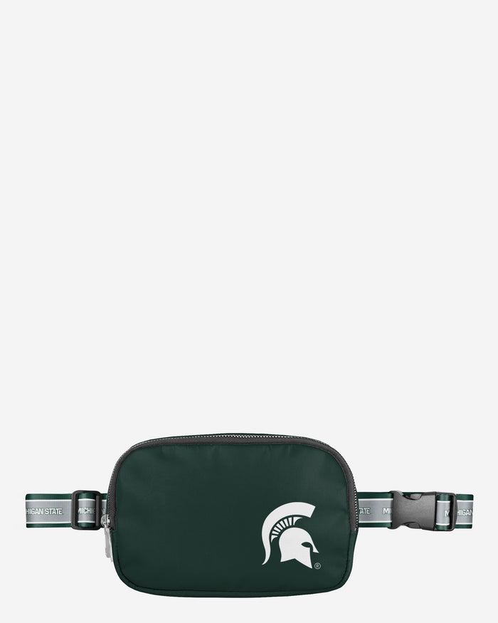 Michigan State Spartans Team Wordmark Crossbody Belt Bag FOCO - FOCO.com