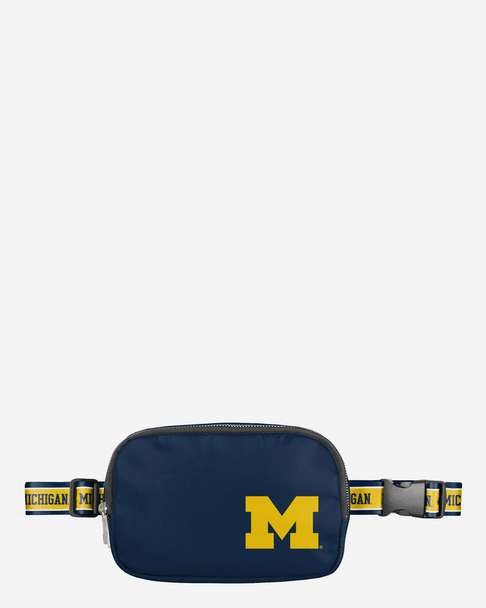 Michigan Wolverines Team Wordmark Crossbody Belt Bag FOCO - FOCO.com