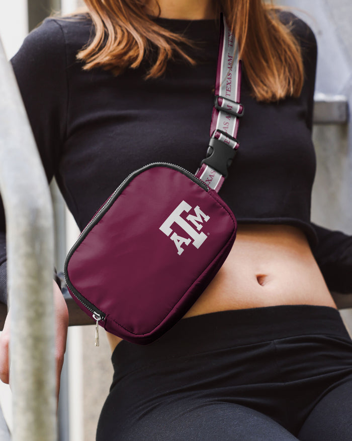 Texas A&M Aggies Team Wordmark Crossbody Belt Bag FOCO - FOCO.com