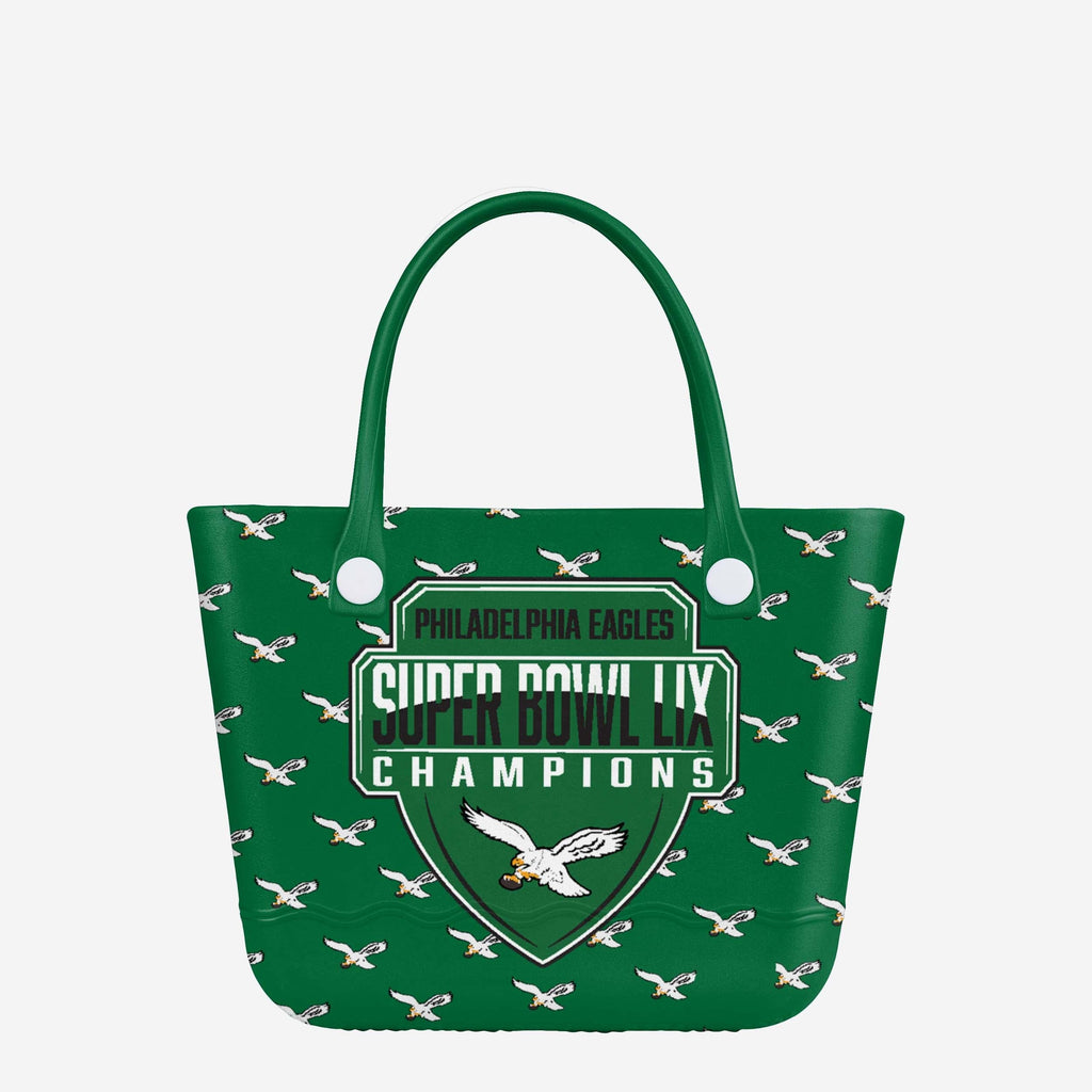 Philadelphia Eagles Super Bowl LIX Champions Kelly Green Tailgate Tote Bag FOCO - FOCO.com