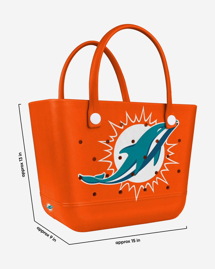 Miami Dolphins Big Logo Tailgate Tote Bag FOCO - FOCO.com